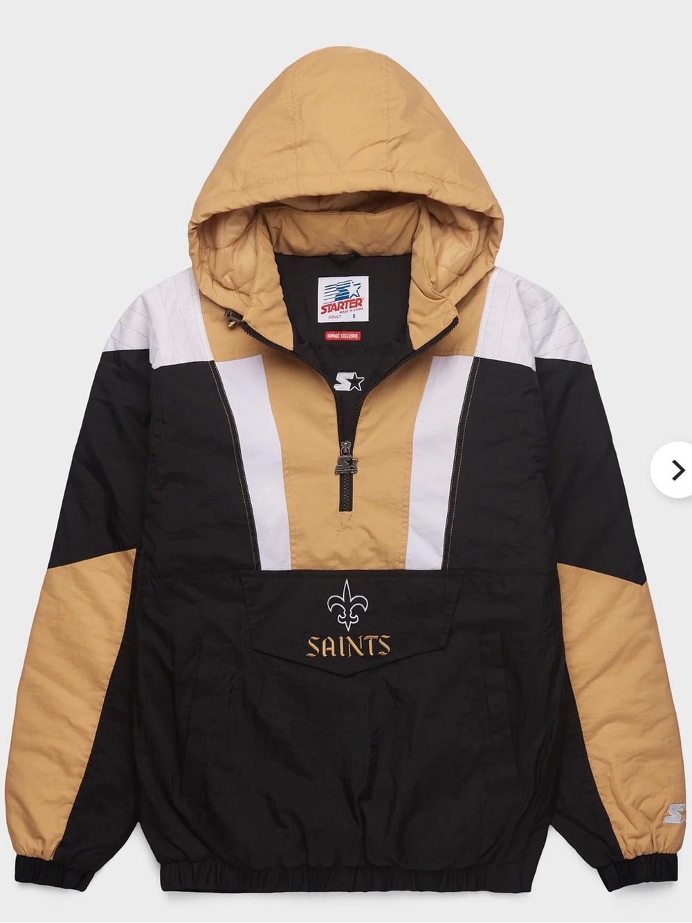 HOMAGE X Starter Saints Pullover Jacket NWT
